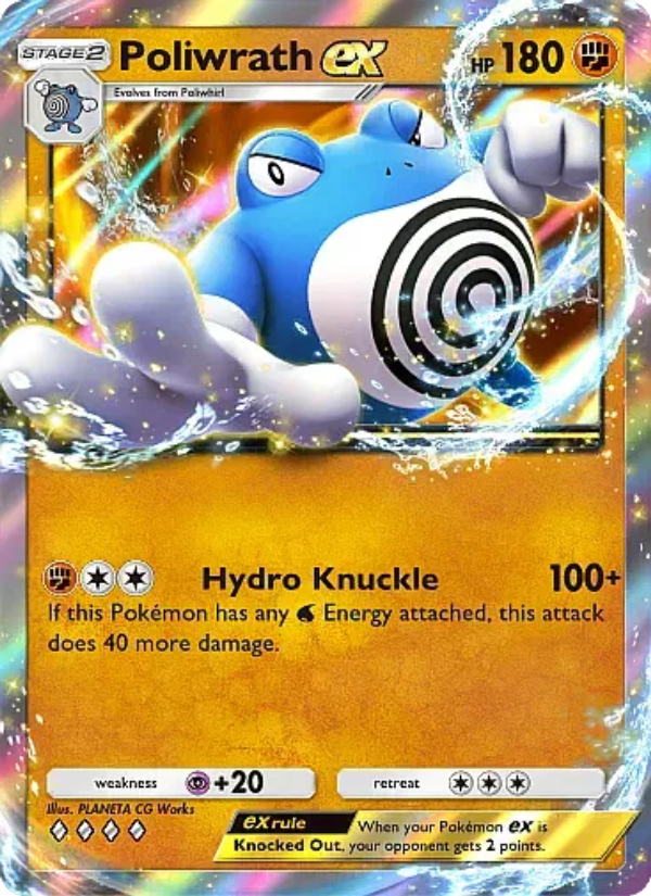 Poliwrath ex 042/105 — Secluded Springs (English Pokémon TCG card)