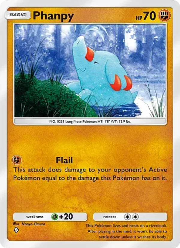 Phanpy 043/105 — Secluded Springs (English Pokémon TCG card)