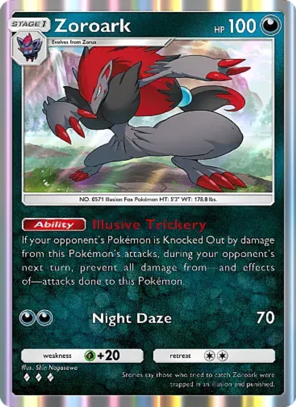 Zoroark 050/105 — Secluded Springs (English Pokémon TCG card)