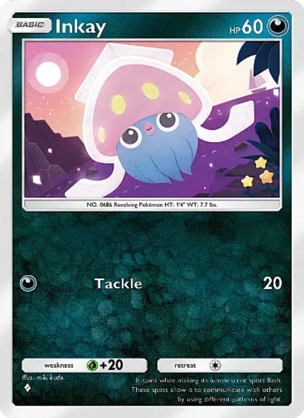Inkay 051/105 — Secluded Springs (English Pokémon TCG card)