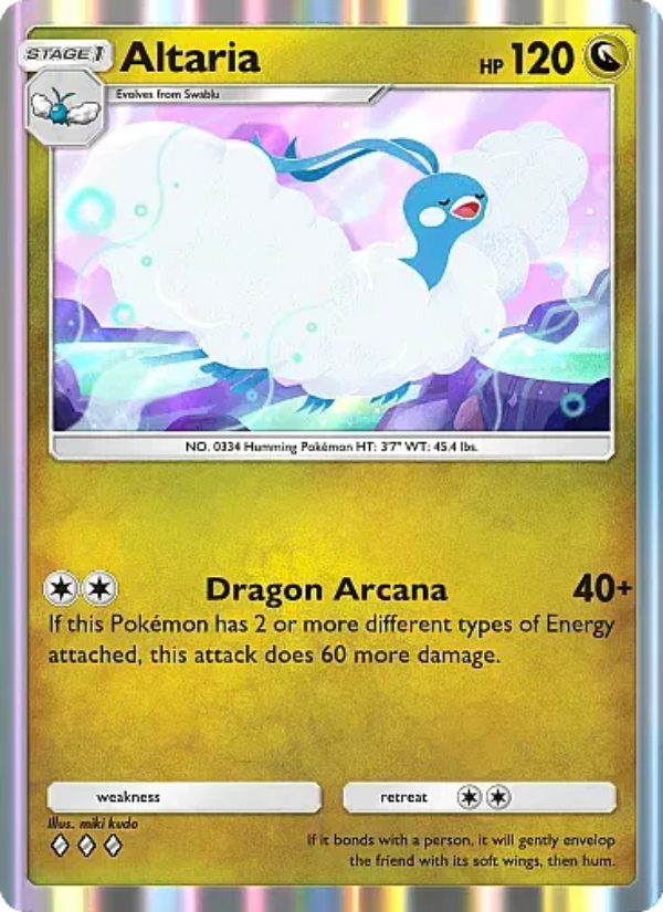 Altaria 055/105 — Secluded Springs (English Pokémon TCG card)