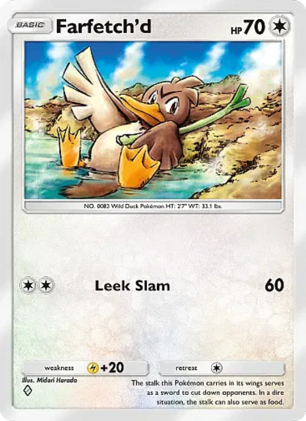 Farfetch'd 056/105 — Secluded Springs (English Pokémon TCG card)