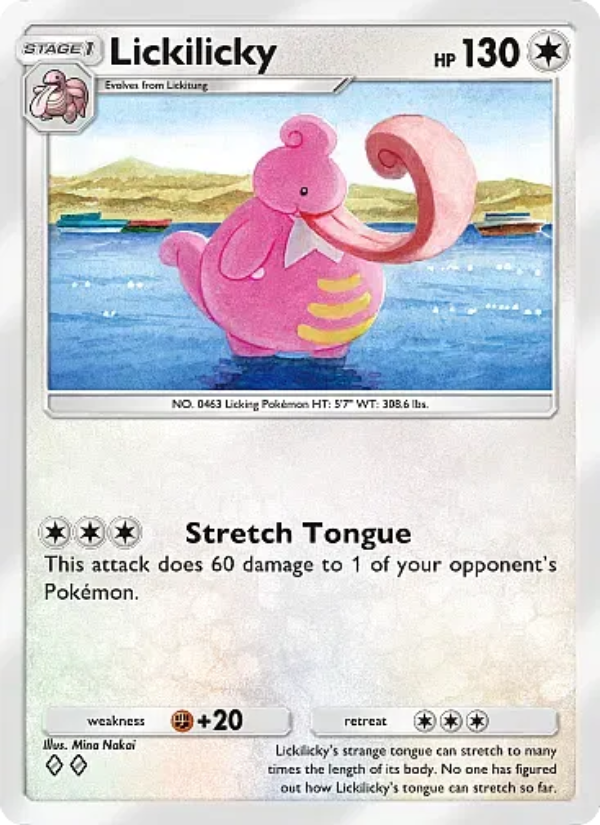 Lickilicky 058/105 — Secluded Springs (English Pokémon TCG card)