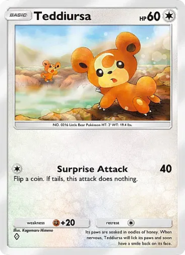 Teddiursa 060/105 — Secluded Springs (English Pokémon TCG card)