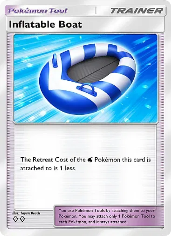 Inflatable Boat 067/105 — Secluded Springs (English Pokémon TCG card)