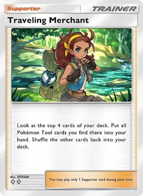 Traveling Merchant 070/105 — Secluded Springs (English Pokémon TCG card)