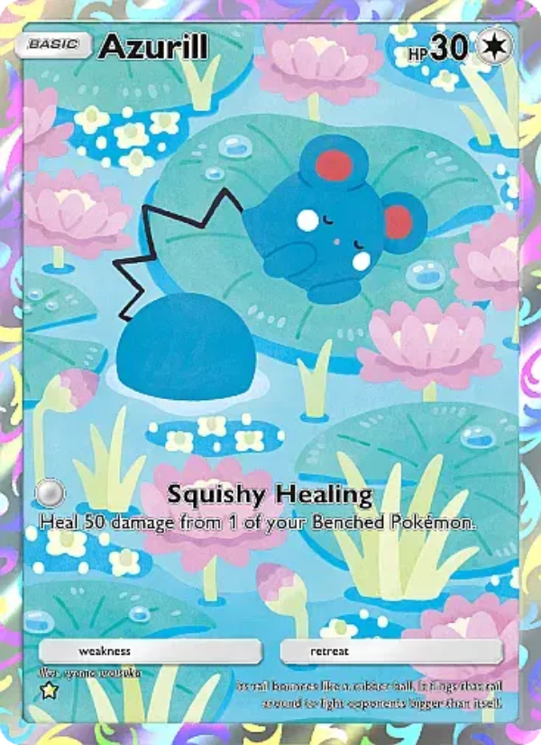 Azurill 077/105 — Secluded Springs (English Pokémon TCG card)