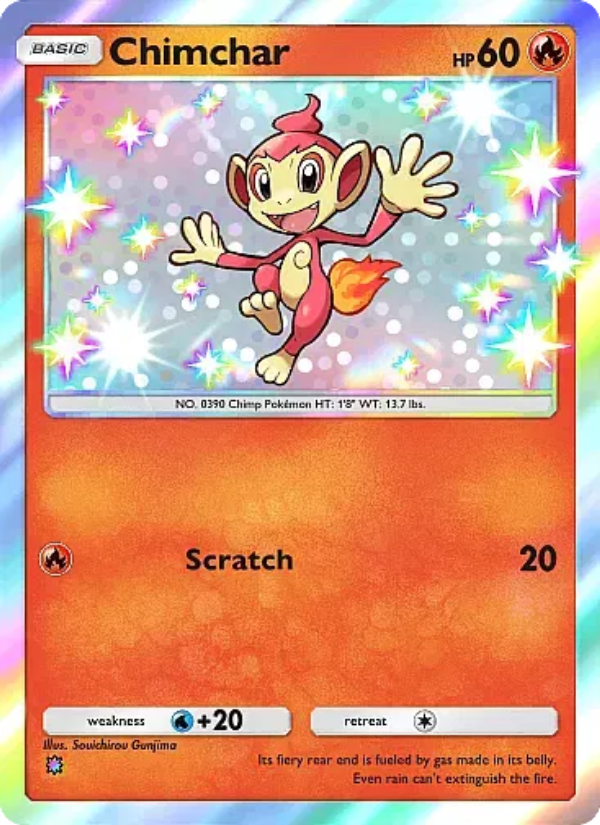 Chimchar 091/105 — Secluded Springs (English Pokémon TCG card)