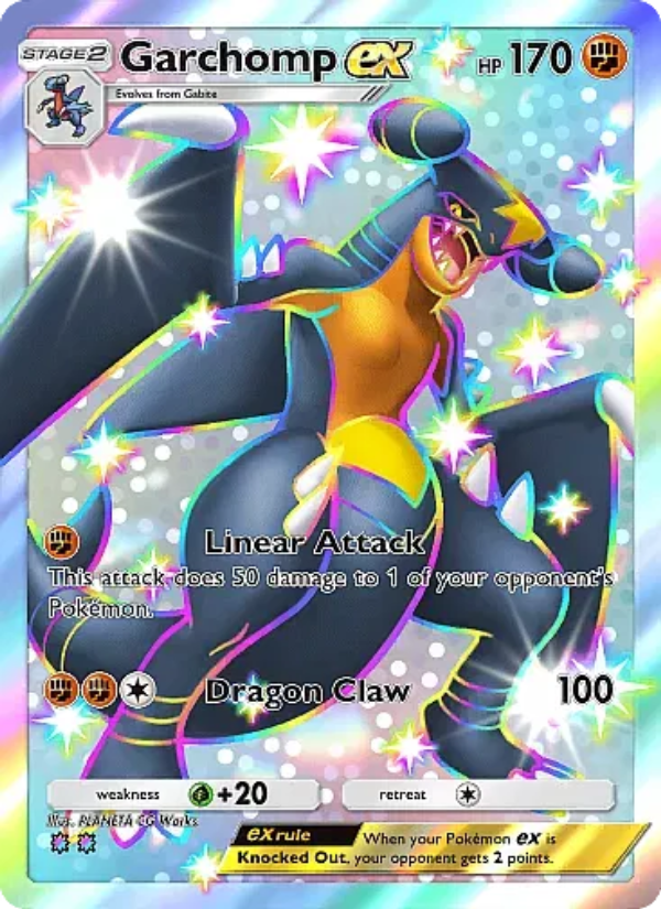 Garchomp ex 103/105 — Secluded Springs (English Pokémon TCG card)