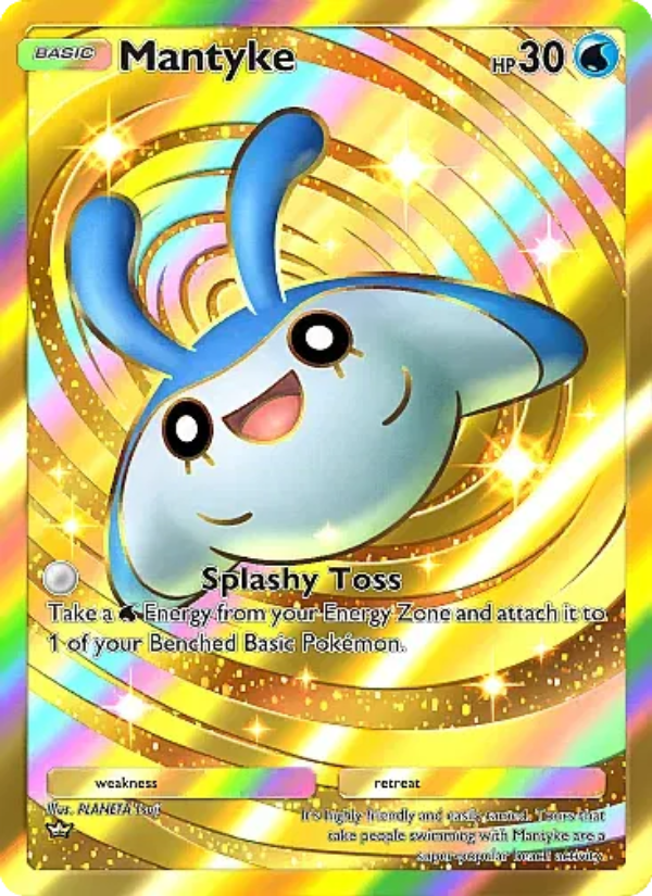 Mantyke 105/105 — Secluded Springs (English Pokémon TCG card)