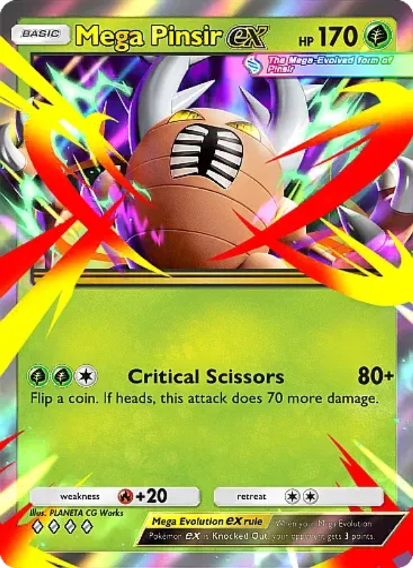 Mega Pinsir ex 002/331 — Mega Rising (English Pokémon TCG card)
