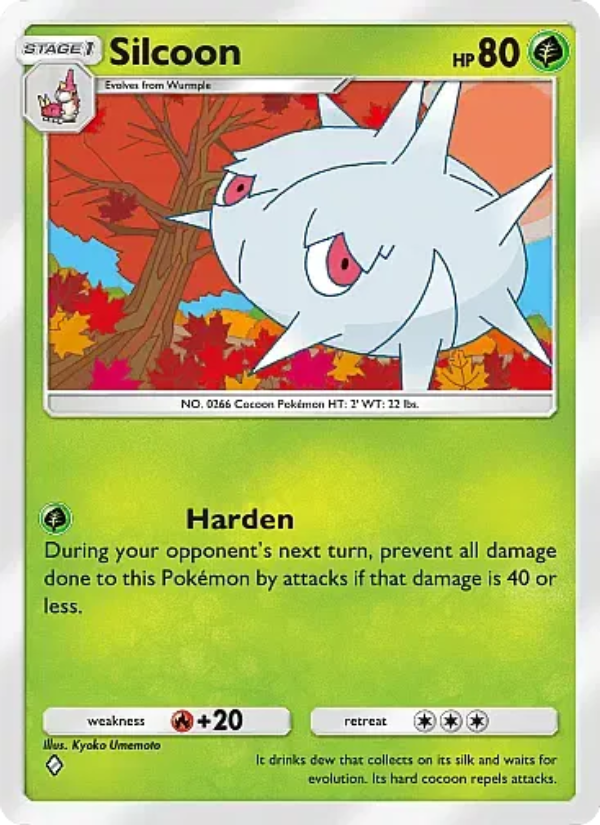 Silcoon 004/331 — Mega Rising (English Pokémon TCG card)