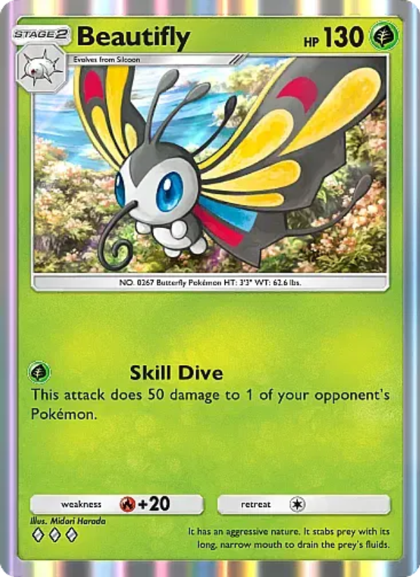 Beautifly 005/331 — Mega Rising (English Pokémon TCG card)