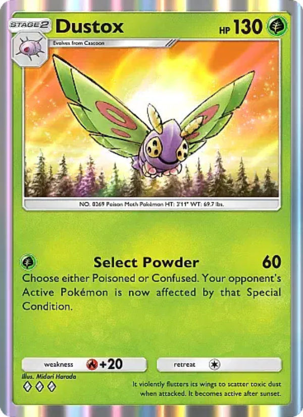 Dustox 007/331 — Mega Rising (English Pokémon TCG card)