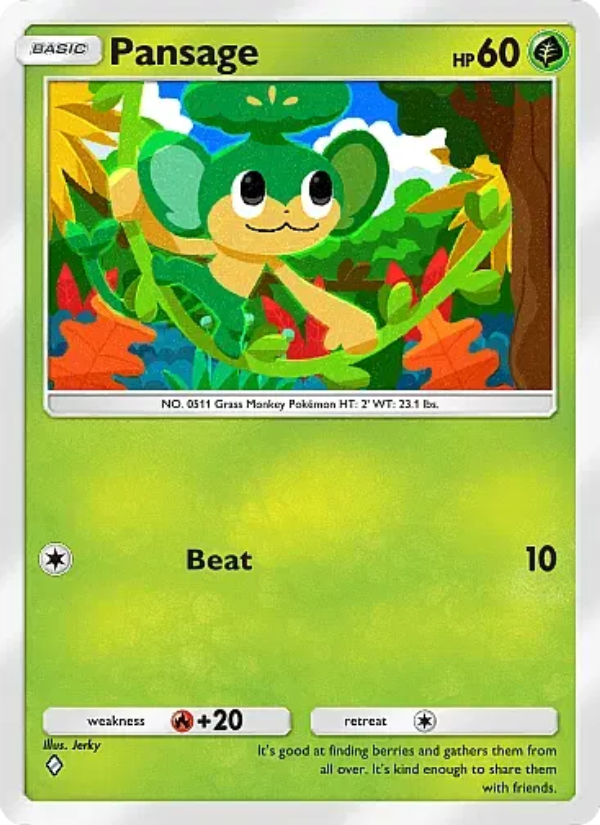 Pansage 013/331 — Mega Rising (English Pokémon TCG card)