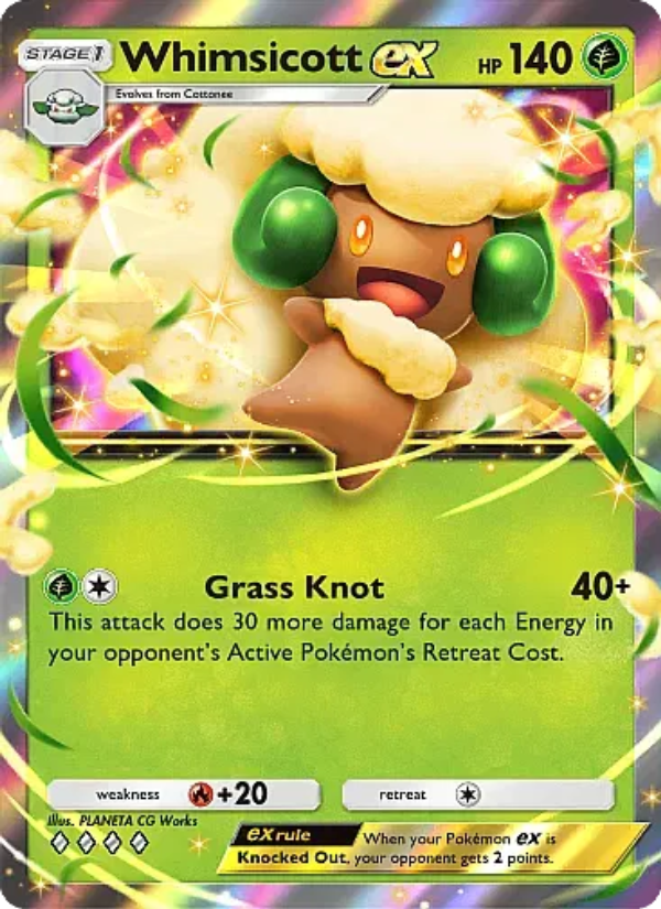 Whimsicott ex 016/331 — Mega Rising (English Pokémon TCG card)