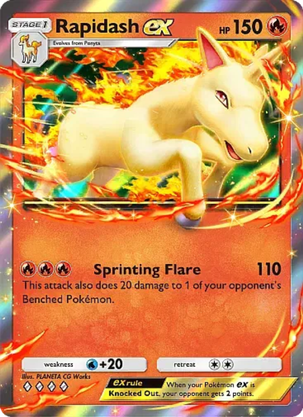 Rapidash ex 031/331 — Mega Rising (English Pokémon TCG card)
