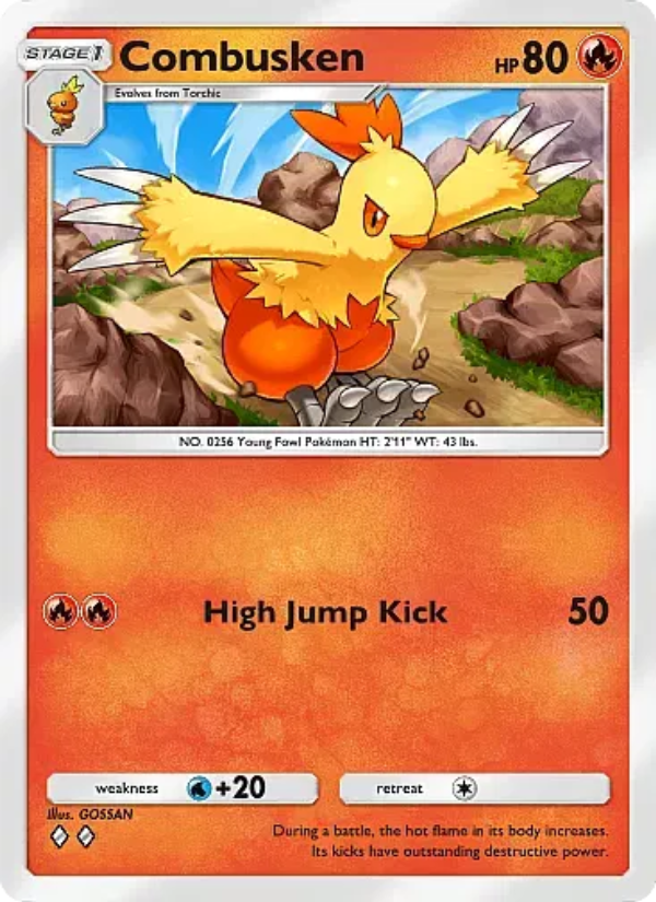 Combusken 034/331 — Mega Rising (English Pokémon TCG card)