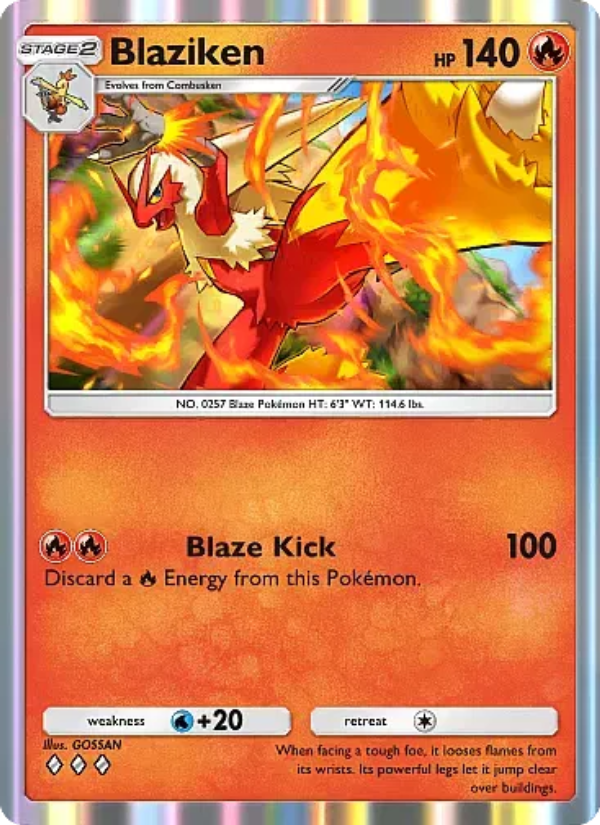 Blaziken 035/331 — Mega Rising (English Pokémon TCG card)