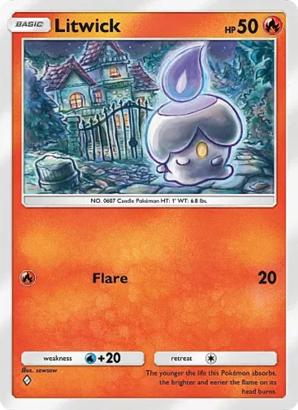 Litwick 041/331 — Mega Rising (English Pokémon TCG card)