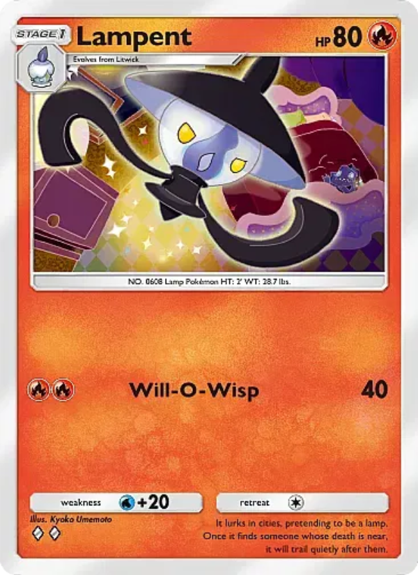 Lampent 042/331 — Mega Rising (English Pokémon TCG card)