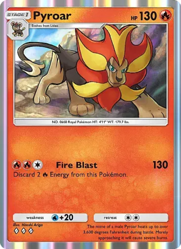 Pyroar 046/331 — Mega Rising (English Pokémon TCG card)