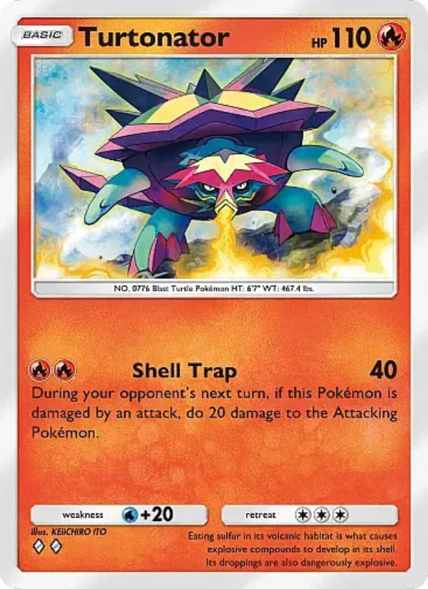 Turtonator 047/331 — Mega Rising (English Pokémon TCG card)
