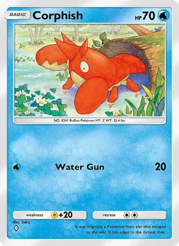 Corphish 058/331 — Mega Rising (English Pokémon TCG card)
