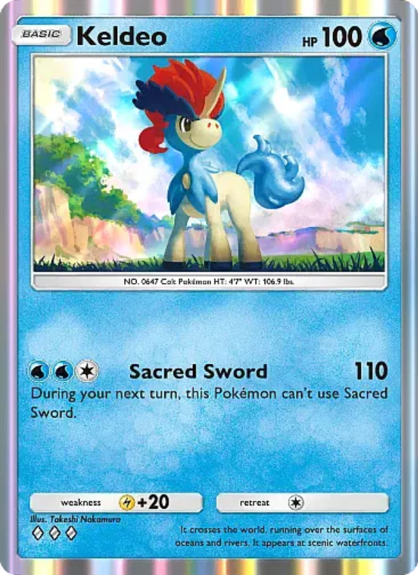 Keldeo 070/331 — Mega Rising (English Pokémon TCG card)