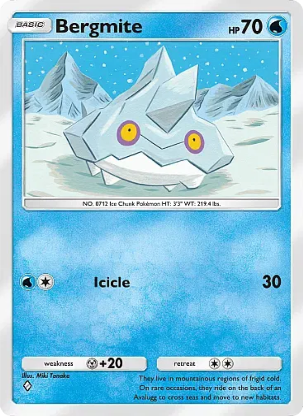 Bergmite 074/331 — Mega Rising (English Pokémon TCG card)