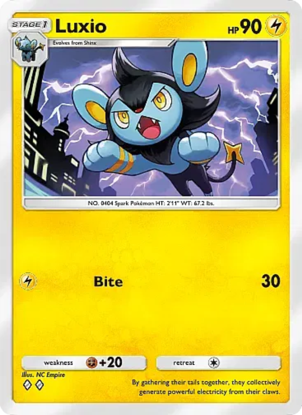 Luxio 087/331 — Mega Rising (English Pokémon TCG card)