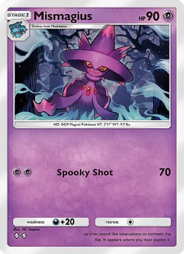 Mismagius 100/331 — Mega Rising (English Pokémon TCG card)