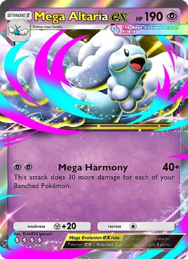 Mega Altaria ex 102/331 — Mega Rising (English Pokémon TCG card)