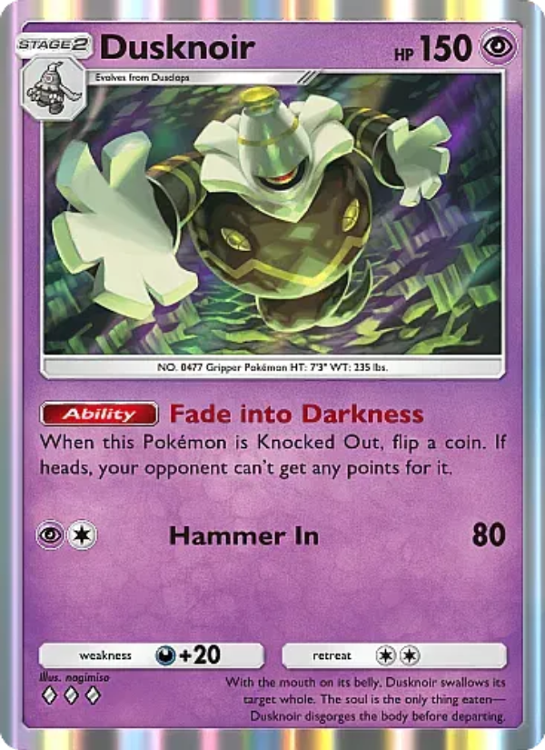 Dusknoir 105/331 — Mega Rising (English Pokémon TCG card)