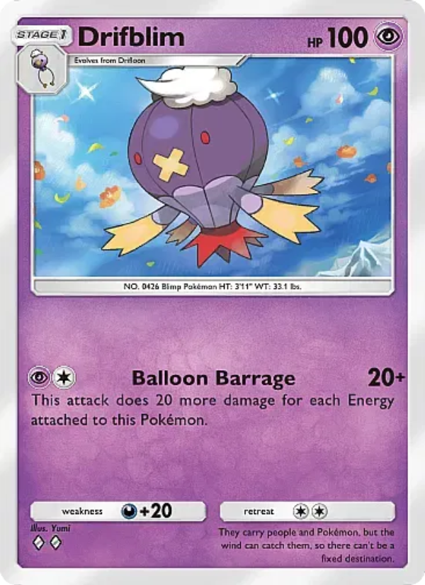 Drifblim 108/331 — Mega Rising (English Pokémon TCG card)
