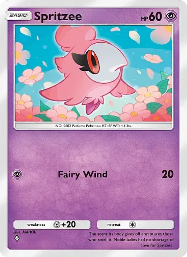 Spritzee 115/331 — Mega Rising (English Pokémon TCG card)