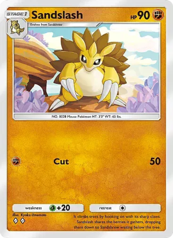 Sandslash 123/331 — Mega Rising (English Pokémon TCG card)