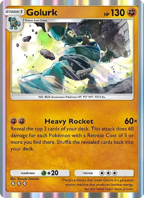 Golurk 136/331 — Mega Rising (English Pokémon TCG card)