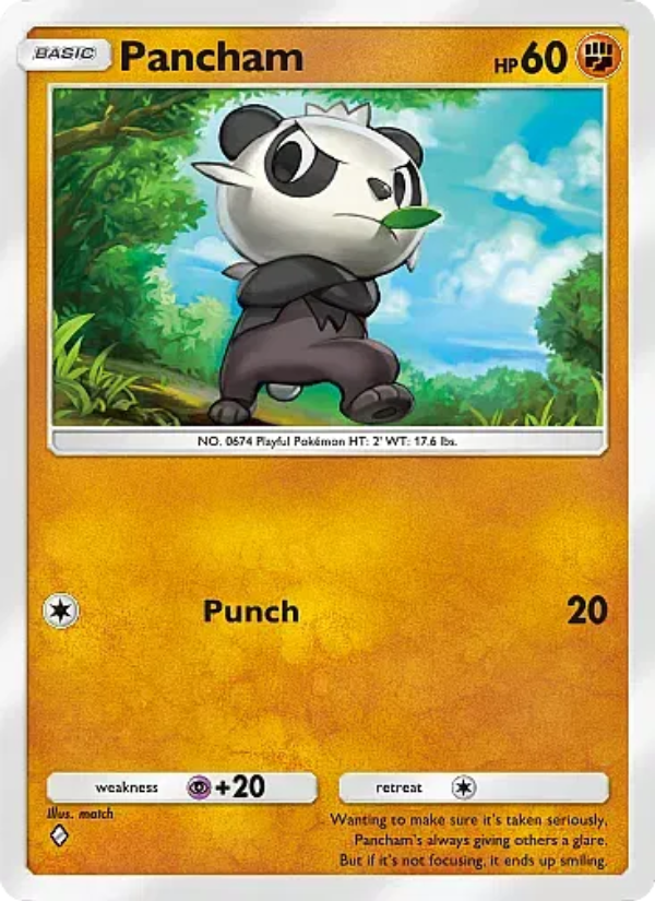 Pancham 138/331 — Mega Rising (English Pokémon TCG card)