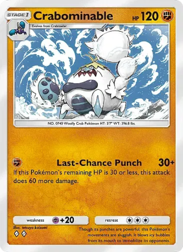 Crabominable 140/331 — Mega Rising (English Pokémon TCG card)
