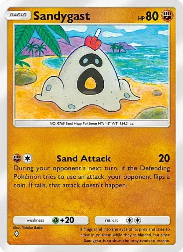 Sandygast 143/331 — Mega Rising (English Pokémon TCG card)