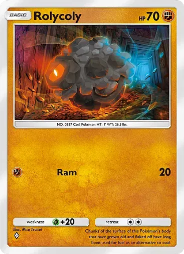 Rolycoly 145/331 — Mega Rising (English Pokémon TCG card)
