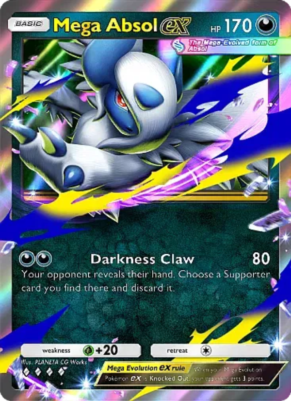 Mega Absol ex 151/331 — Mega Rising (English Pokémon TCG card)