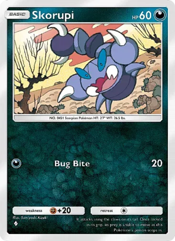 Skorupi 152/331 — Mega Rising (English Pokémon TCG card)