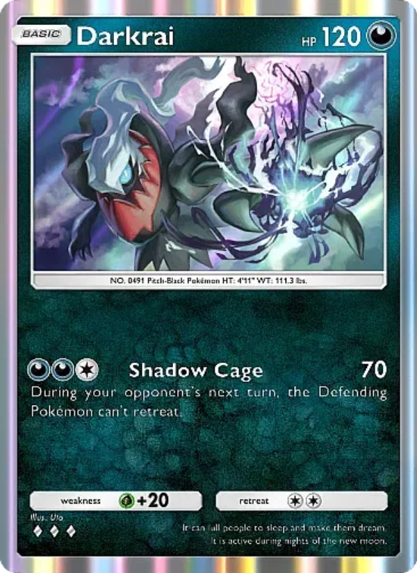Darkrai 154/331 — Mega Rising (English Pokémon TCG card)
