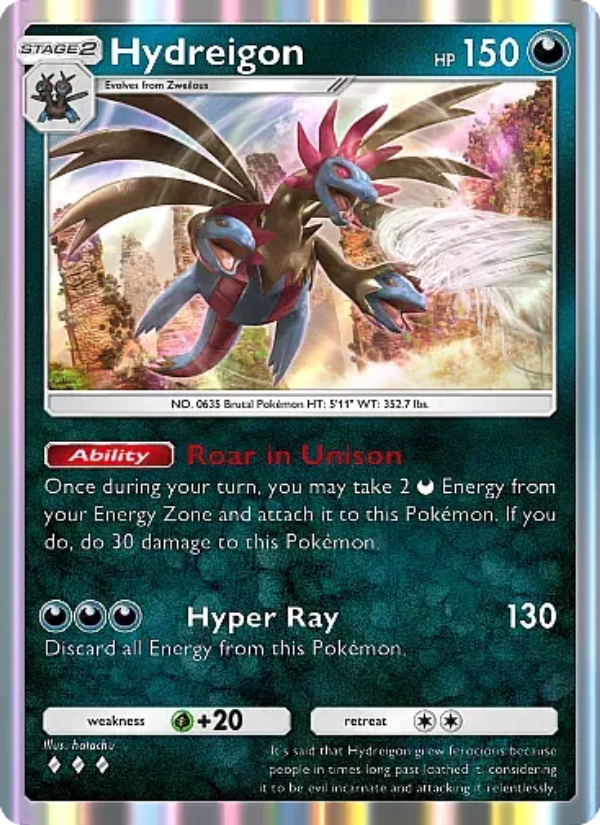Hydreigon 157/331 — Mega Rising (English Pokémon TCG card)
