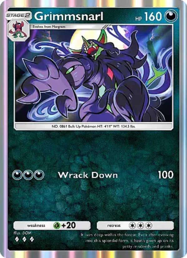 Grimmsnarl 165/331 — Mega Rising (English Pokémon TCG card)