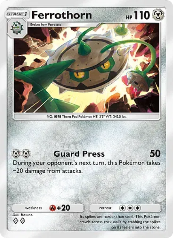 Ferrothorn 167/331 — Mega Rising (English Pokémon TCG card)