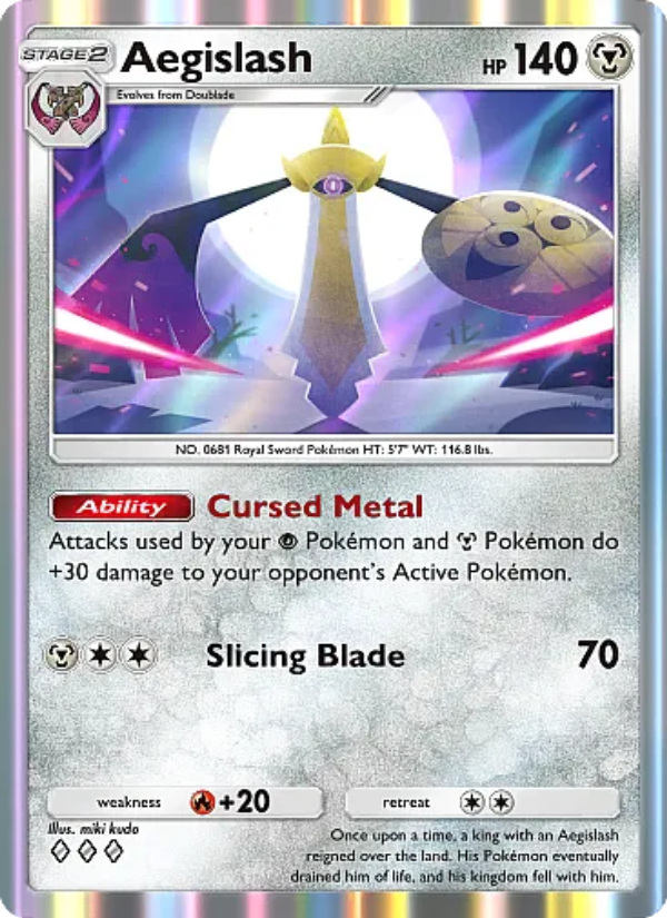 Aegislash 172/331 — Mega Rising (English Pokémon TCG card)