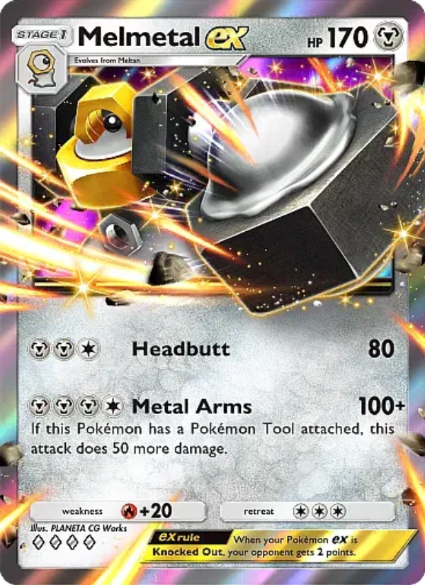 Melmetal ex 174/331 — Mega Rising (English Pokémon TCG card)